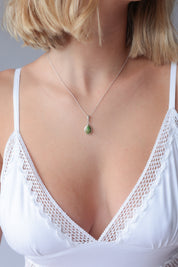 Small Variscite Teardrop Pendant