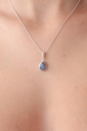 Small Labradorite Teardrop Pendant