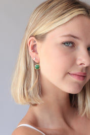 Teza Square Drop Earrings