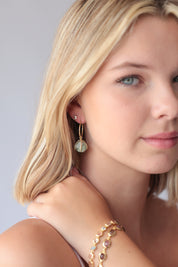 Yana Variscite Claw Set Earrings