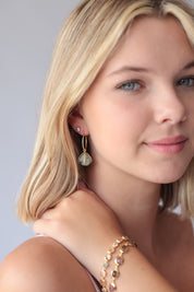 Yana Variscite Claw Set Earrings