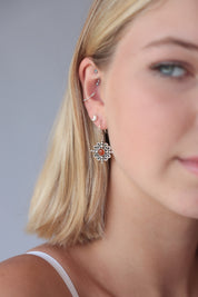 Dhanvi Opulent Carnelian Earrings