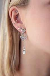 Blessings Ornate Hand Stud Drops