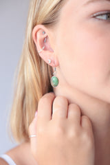 Neroli Oval Drop Earrings