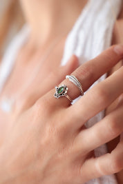 Essa Mystic Topaz Ring