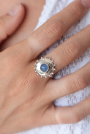 Blue Calcite Orion Ring