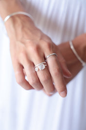 Raveena Rainbow Moonstone Ring