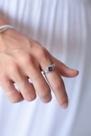 Anand Swirl Mystic Topaz Ring