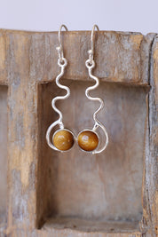 Tigers Eye Squiggle Drops