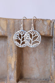 Tree Cutout Earrings