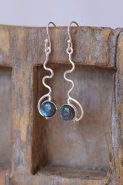 Labradorite Squiggle Drops