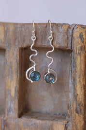 Labradorite Squiggle Drops