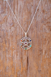 Pentagram Chakra Pendant