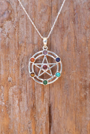 Pentagram Chakra Pendant