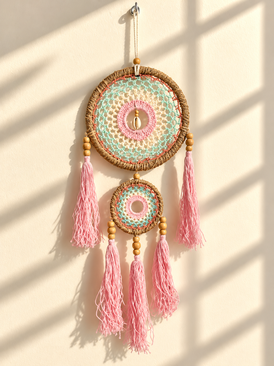 Croche Cowry Tassel Dreamcatcher