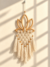Lotus Macrame Dreamcatcher