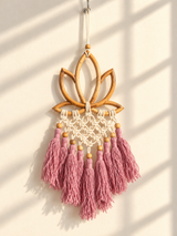 Lotus Macrame Dreamcatcher