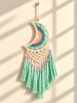 Moon Macrame Tassel Dreamcatcher