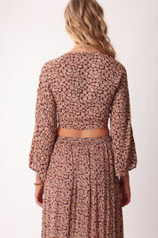 Sun Daisy Wrap Top