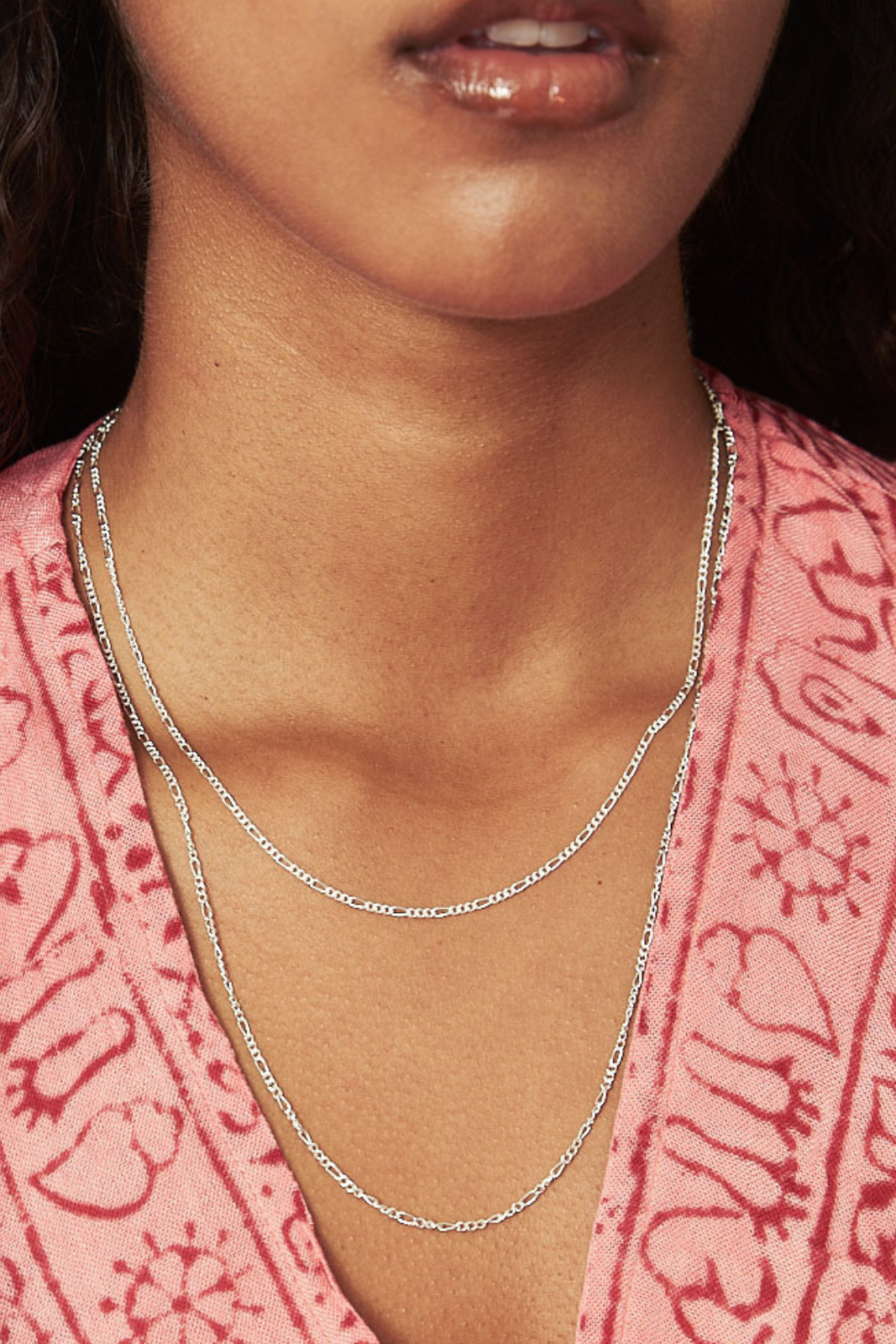 Silver Figaro Chain