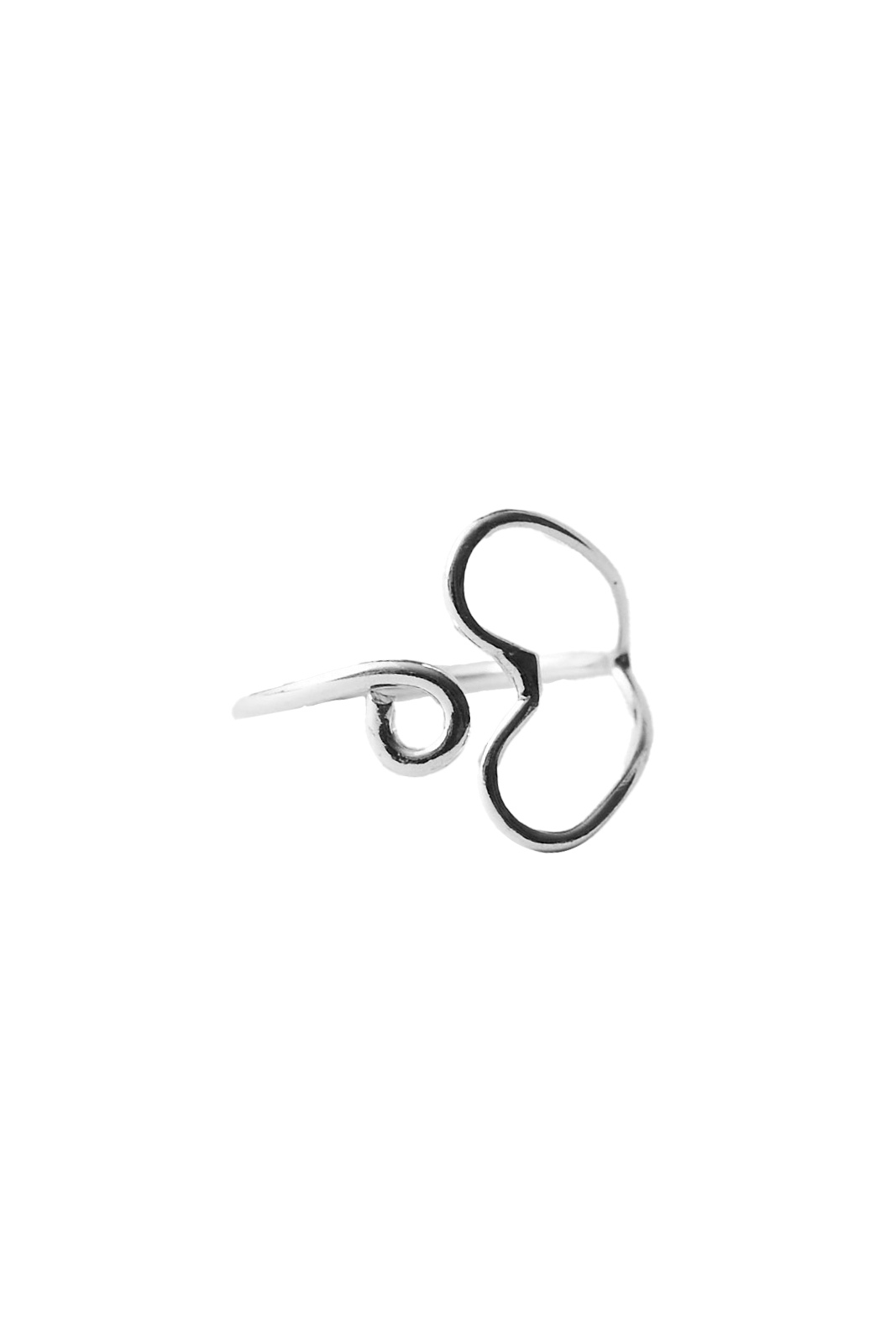 Silver Erin Heart Ring