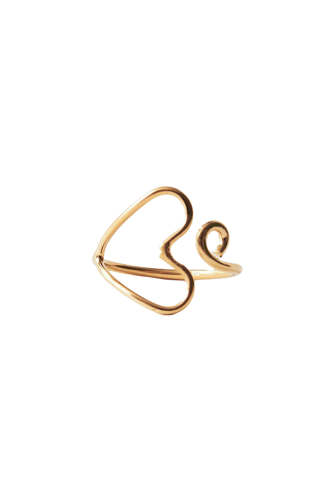 Gold Erin Heart Ring