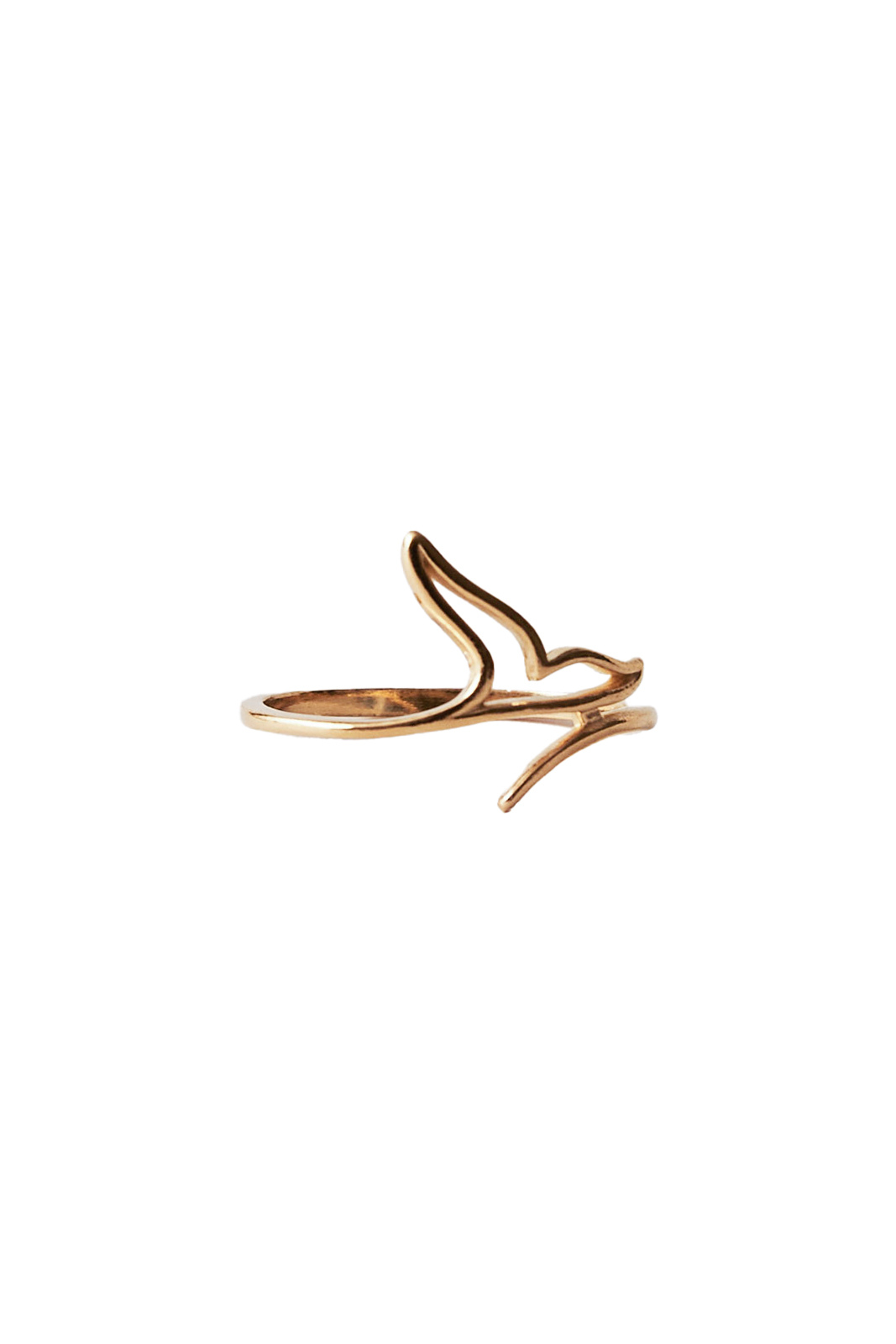 Gold Whale Tail Ring