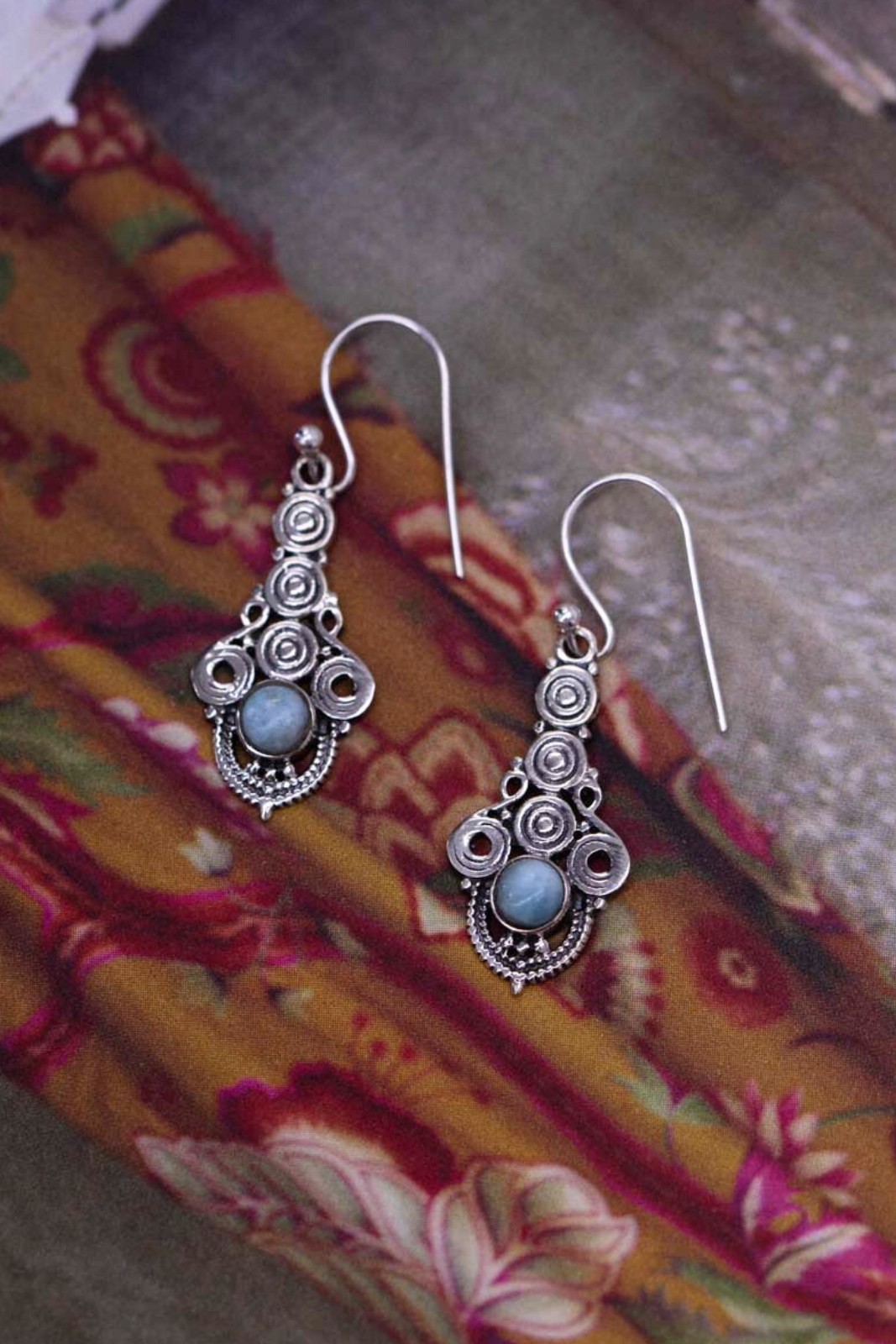 Tribal silver hot sale earrings