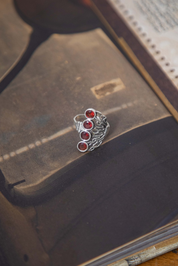 Garnet Vine Ring