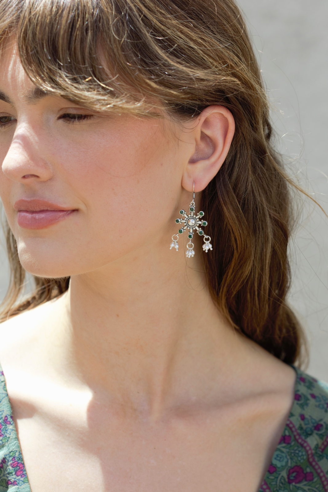 Emerald Spela Earrings
