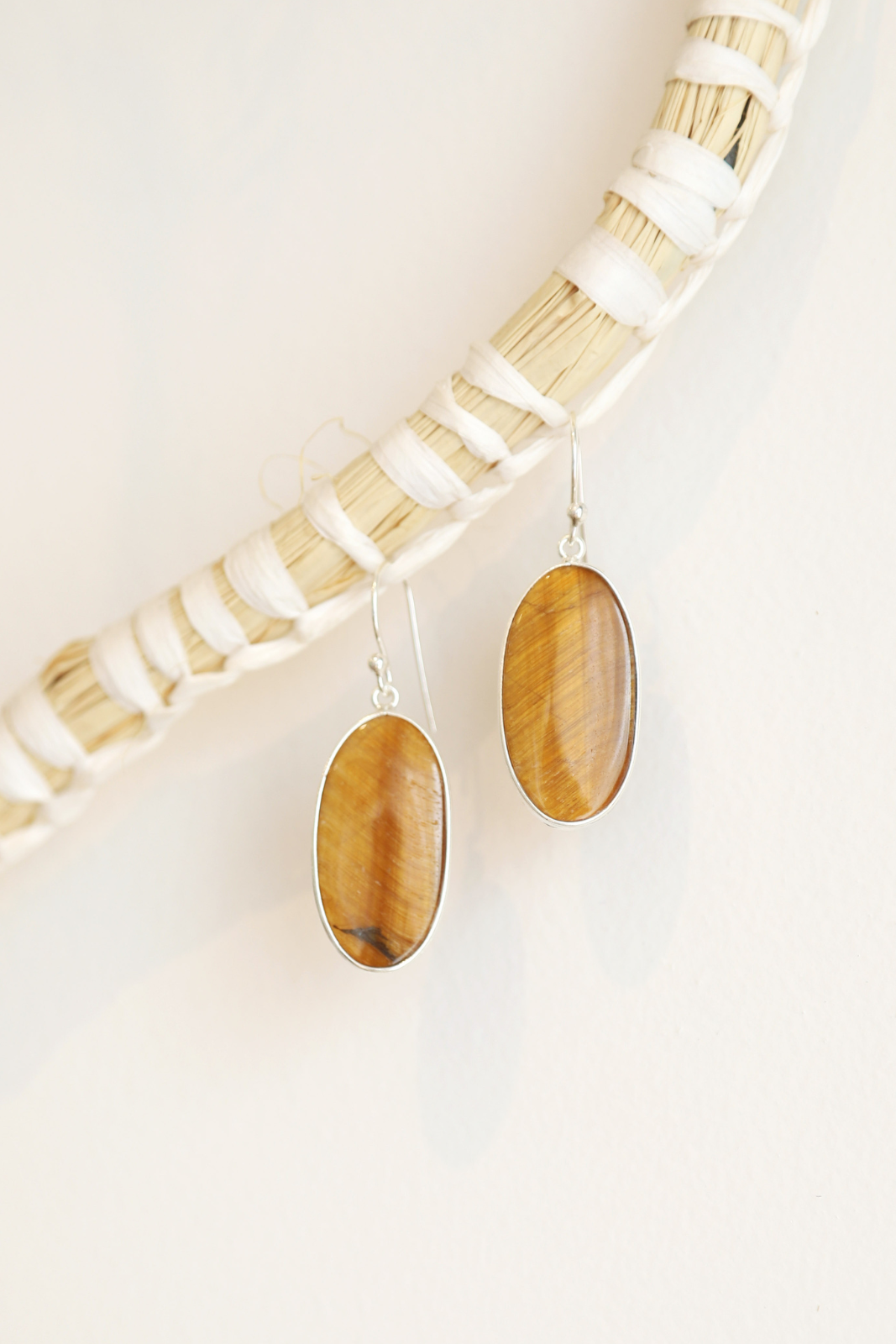 Tigers Eye Earrings