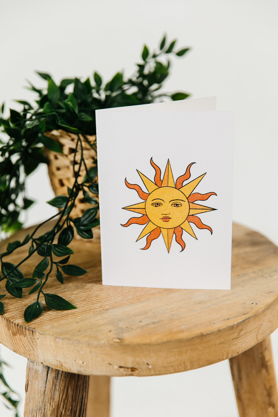 Sun Greeting Card