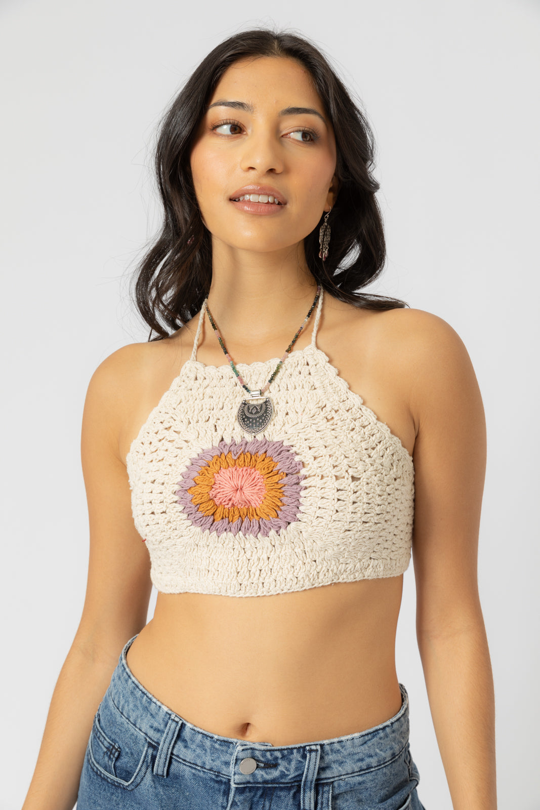 Sun Flower Crochet Top