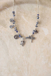 Verano Blue Stone Necklace