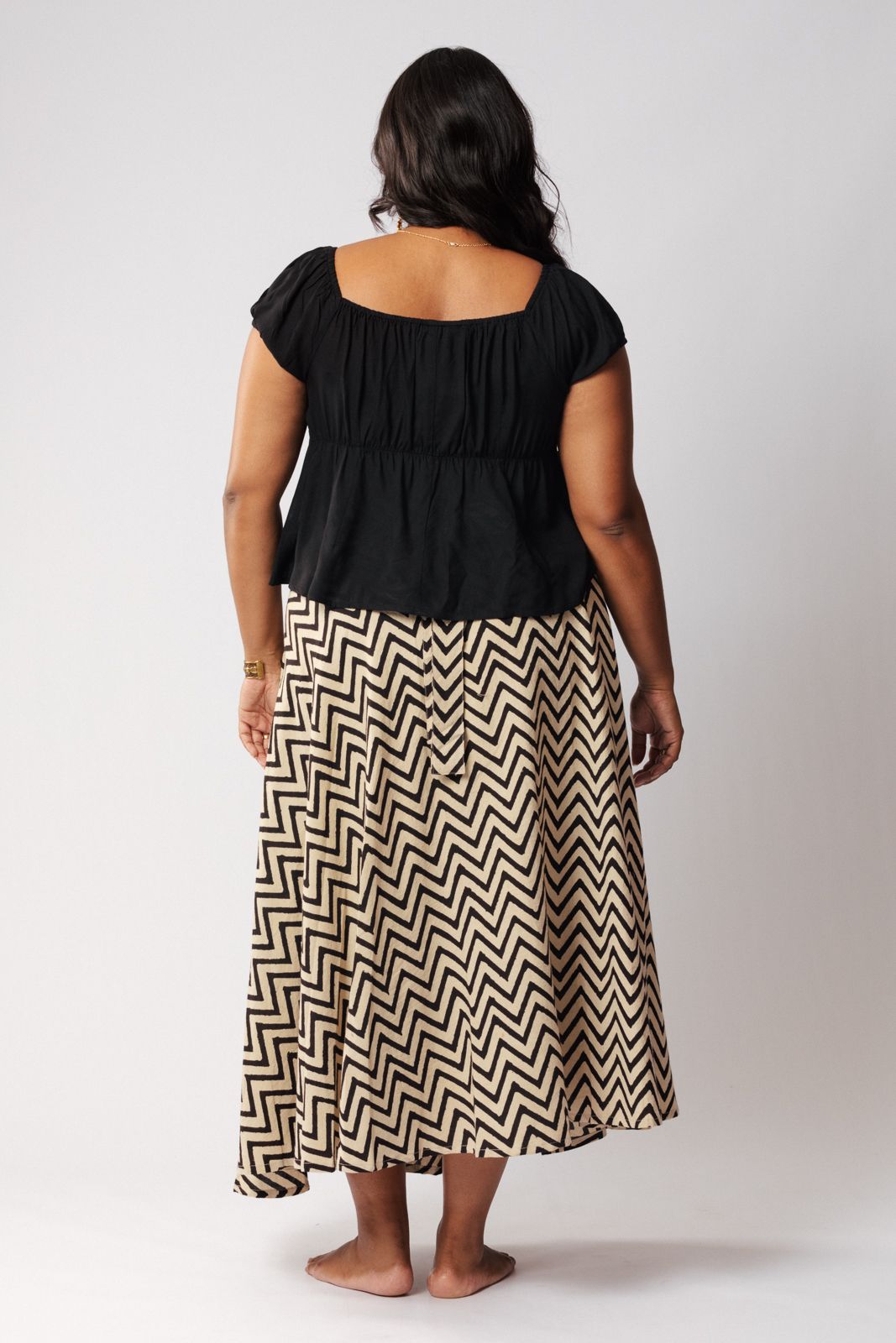 Bagru Wrap Skirt