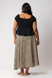 Bagru Wrap Skirt