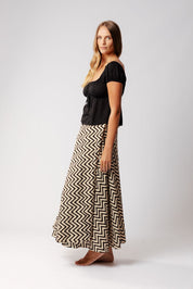 Bagru Wrap Skirt