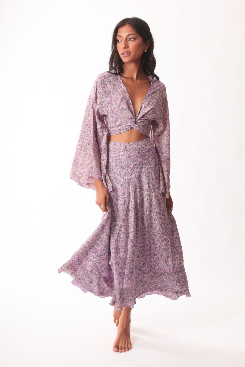 Long Wrap Skirt