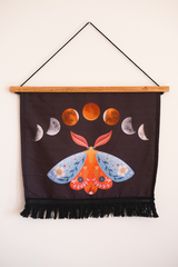 Moth Moonphase Banner