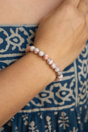 Pink Jasper Beaded Bracelet