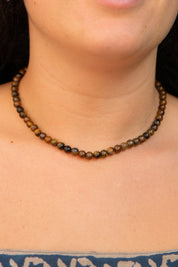 Tigers Eye Beaded Necklace