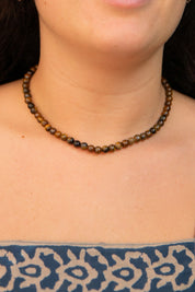 Tigers Eye Beaded Necklace