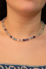 Fluorite Beaded Necklace