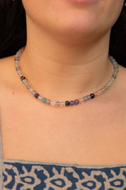 Fluorite Beaded Necklace