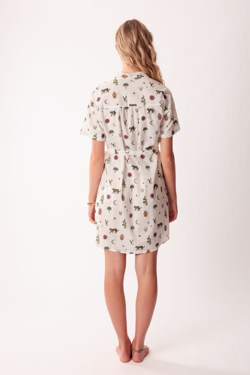 Taza Shirt Dress
