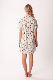 Taza Shirt Dress