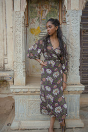 Rosewater Wrap Dress