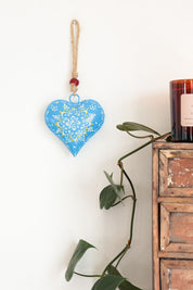 Blue Hanging Heart