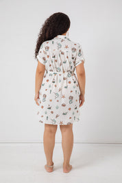 Taza Shirt Dress