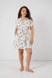 Taza Shirt Dress